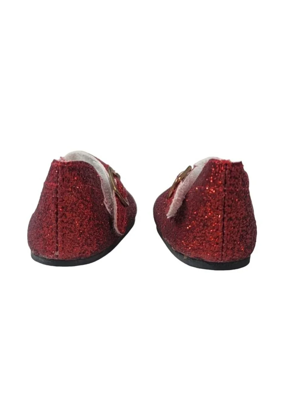 Mary Jane Red Glitter Shoes for 18